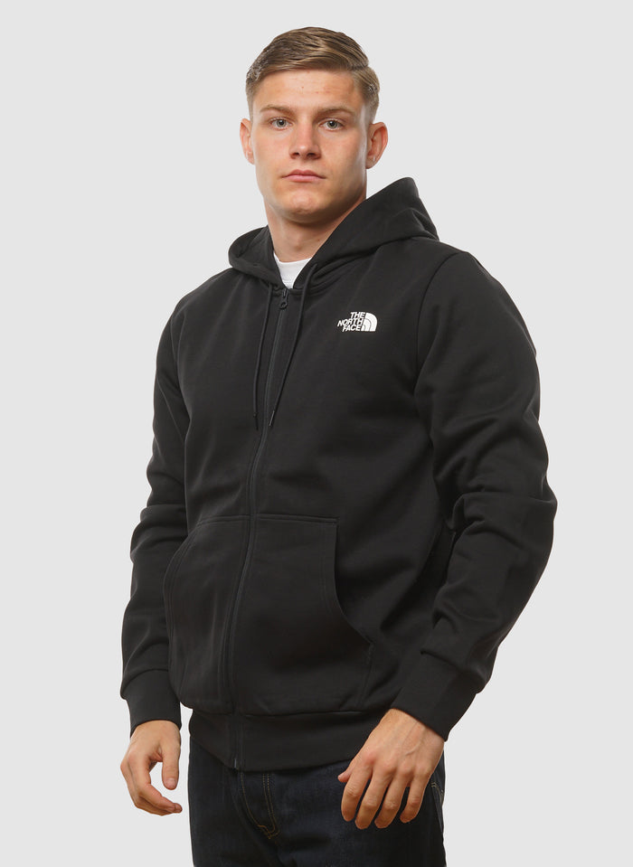 Simple Dome Fullzip Hoodie - TNF Black