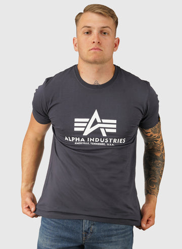 Basic Big Logo T-Shirt -Navy