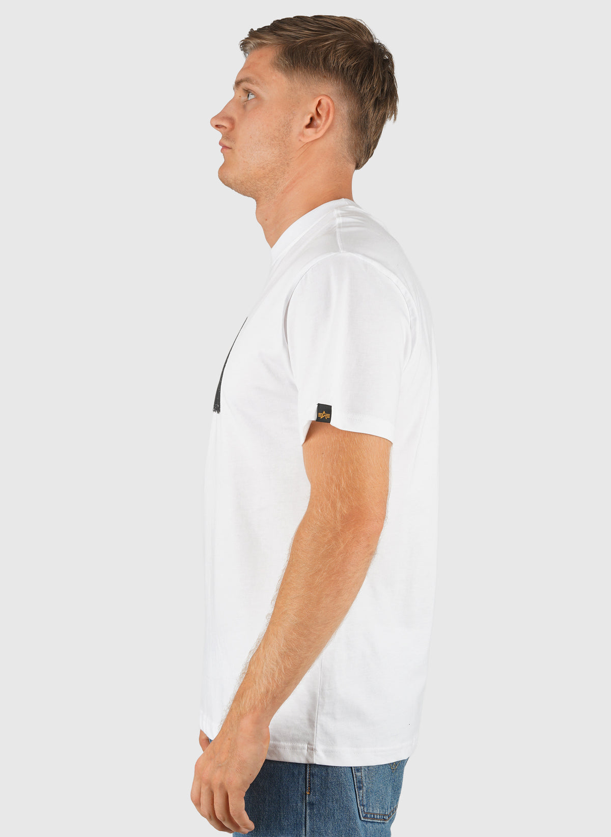 Washed Out Logo T-Shirt - White