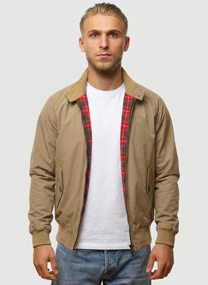 G9 Classic Harrington Jacket - Tan