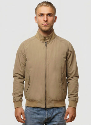G9 Classic Harrington Jacket - Tan