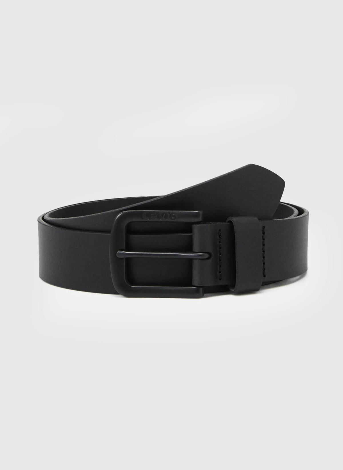 Harness Buckle Seine Belt - Caviar