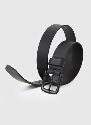 Harness Buckle Seine Belt - Caviar