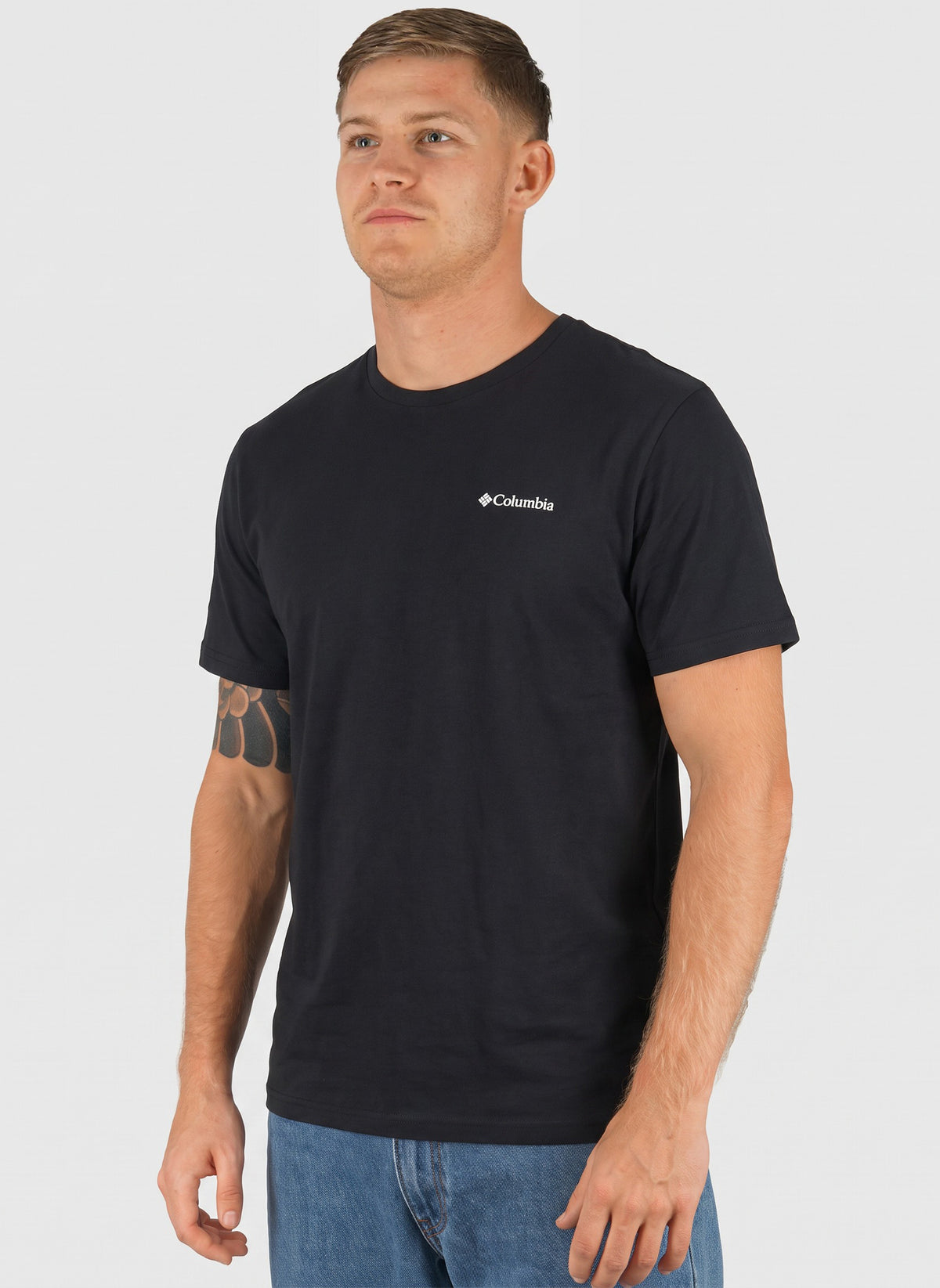 CSC Outdoor Back Graphic T-Shirt - Black Wavy