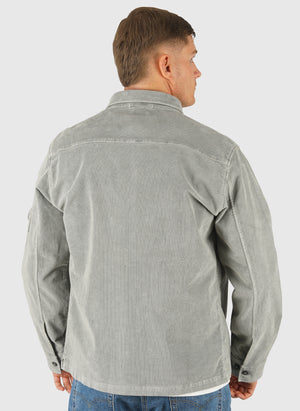 Corduroy Long Sleeve Lens Shirt - Flint Grey