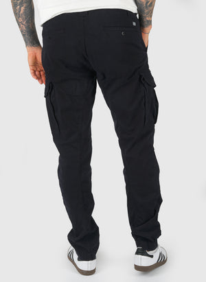 Stretch Satin Cargo Pant - Total Eclipse