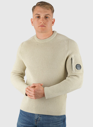 Full Rib Crewneck Sweatshirt - Silver Birch
