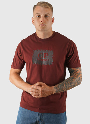 Jersey Label T-Shirt - Andorra Red