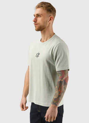 1020 Logo Jersey T-Shirt - Misty Blue