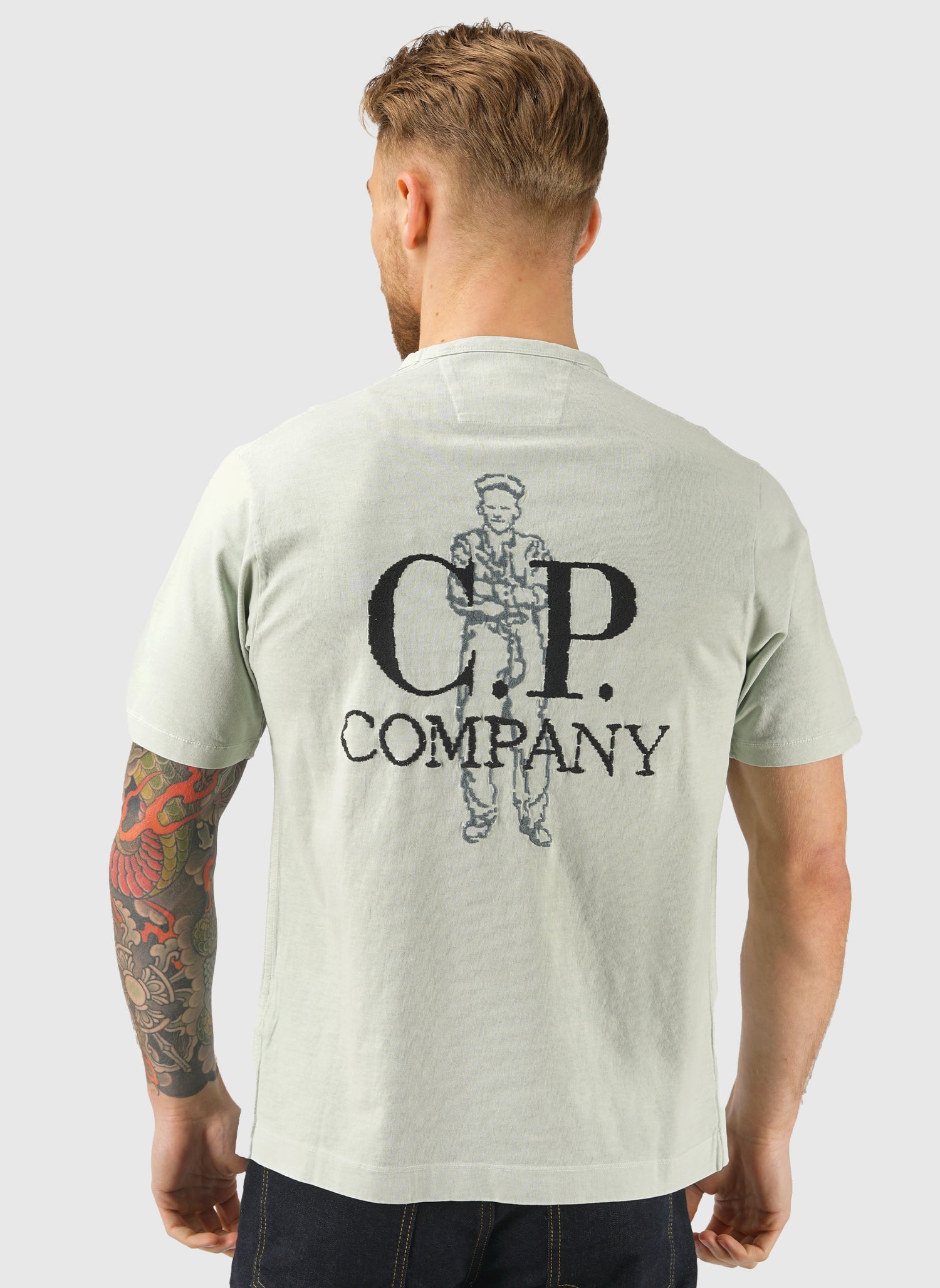 1020 Logo Jersey T-Shirt - Misty Blue