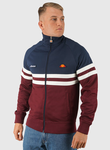 Rimini Tracktop - Burgundy/Navy