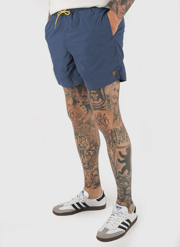 Colbert Plain Swim Short - Cold Metal