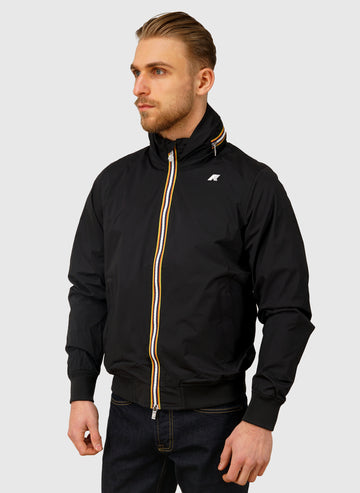Amaury Stretch Nylon Jacket - Black Pure