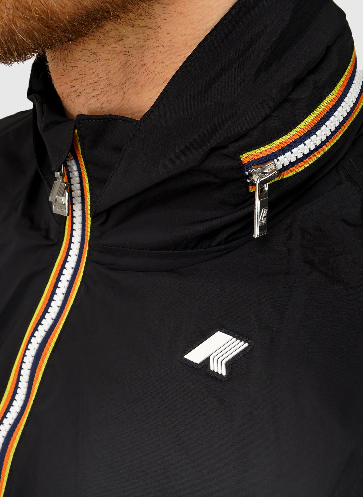 Amaury Stretch Nylon Jacket - Black Pure