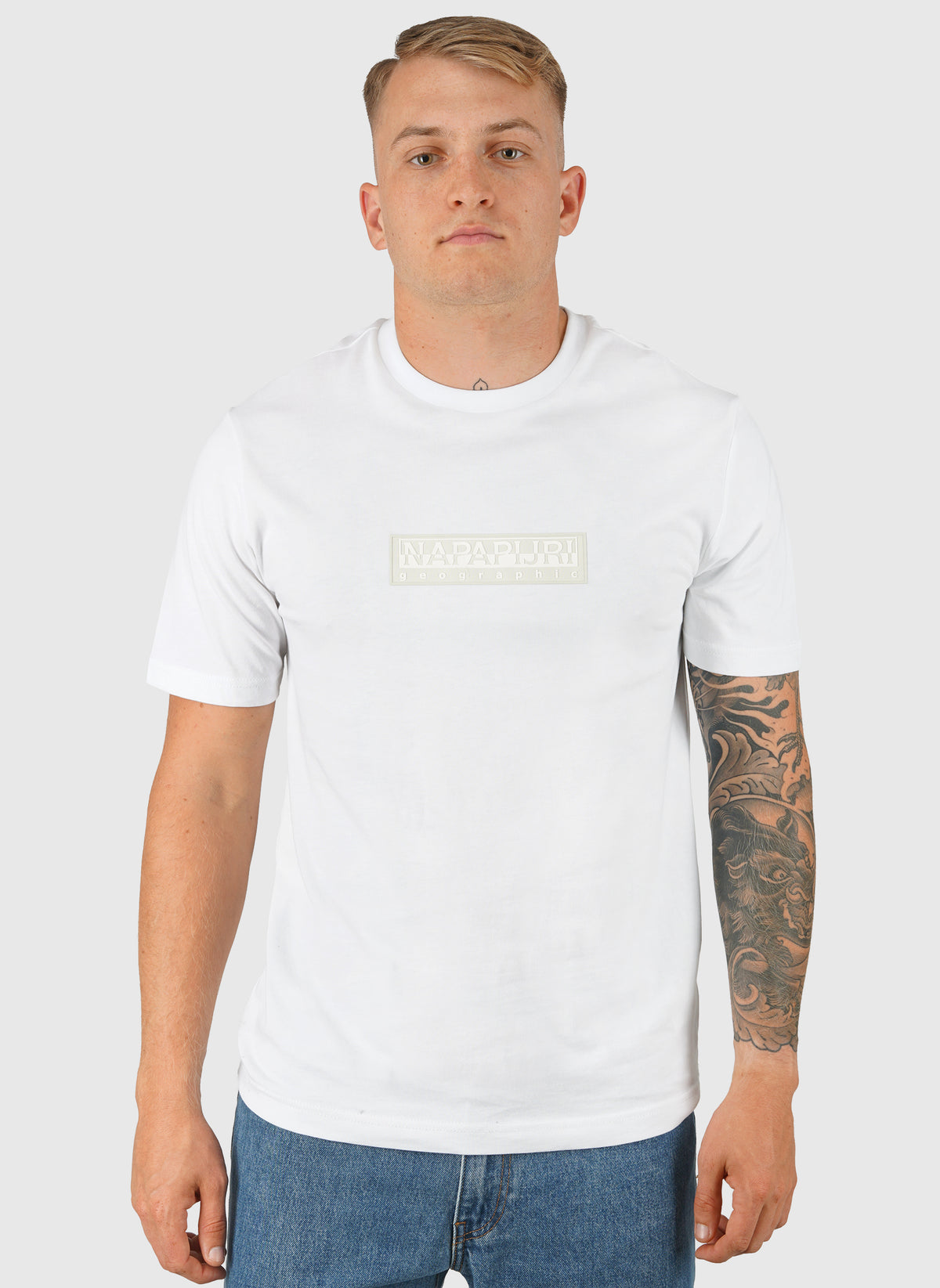 S-Box Logo T-Shirt - Bright White