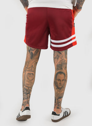 DMWU Athletic Shorts - Burgundy/Red