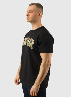 Woodland Camo T-Shirt - Black
