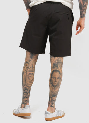Ezra Fatigue Twill Shorts - Black