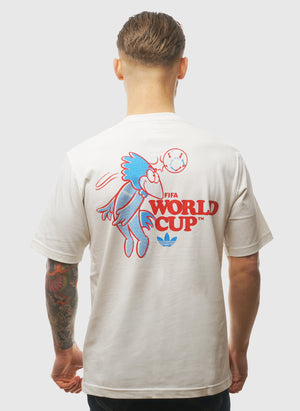 Frankreich 98 Footix T-Shirt - Clowd White