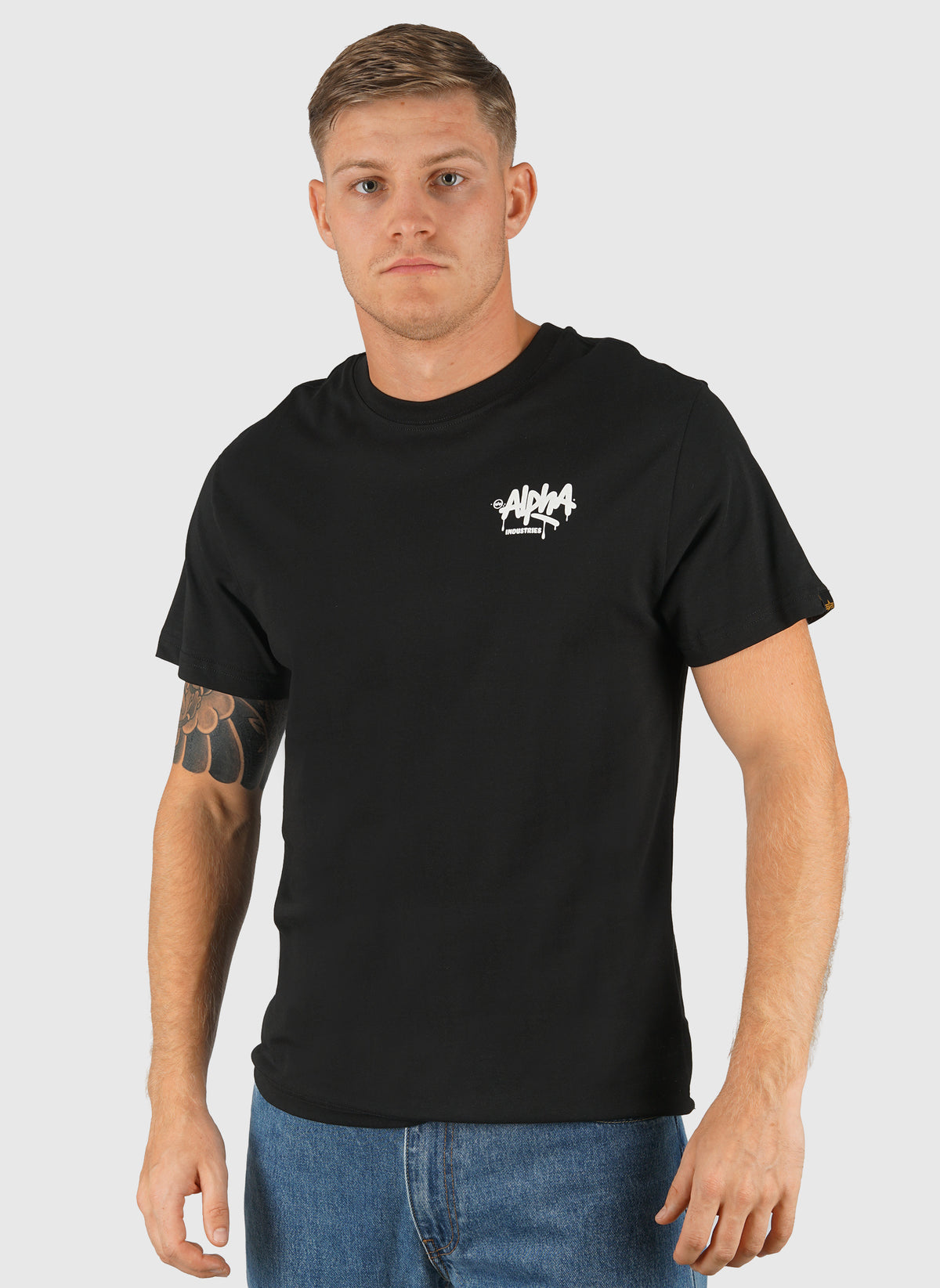 Alpha Signature T-Shirt - Black