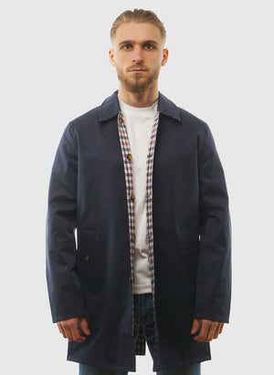 Archival Reversible Mid Coat - Navy