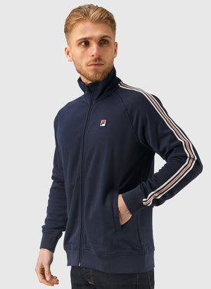 Biella Pique Trackjacket - Black Iris