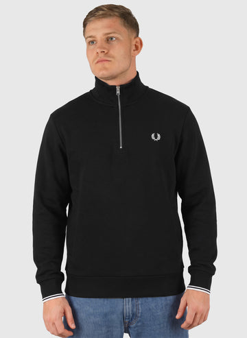 Halfzip Sweatshirt - Black