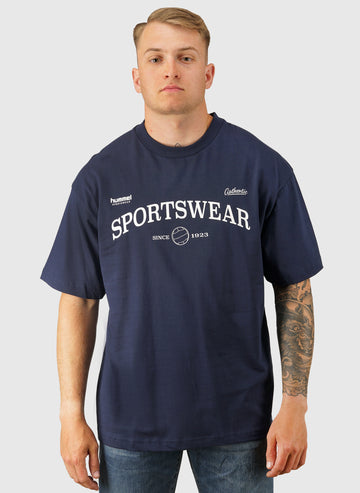 Loose Club Sportswear T-Shirt - Navy