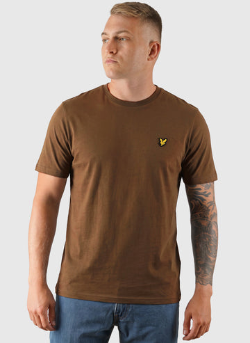 Plain T-Shirt - Walnut Beige