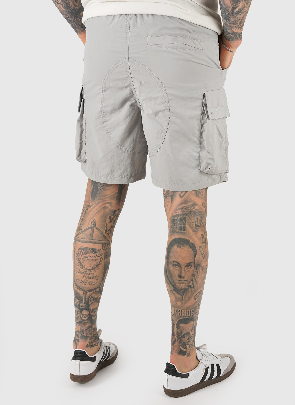 Woodvale Cargo Short - Oceanic Grey