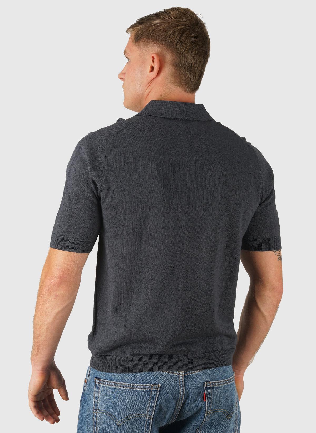Anholt Cotton Paper Polo - Graphite