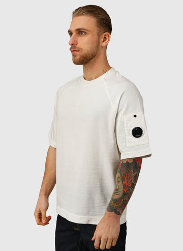 Light Fleece T-Shirt - Gauze White