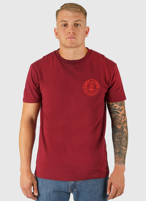 DMWU BP T-Shirt - Burgundy/Red
