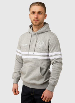 DMWU Hoodie - Gray Melange/White