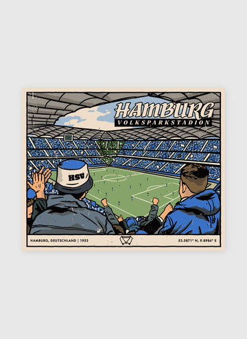 Poster - Hamburg Volksparkstadion