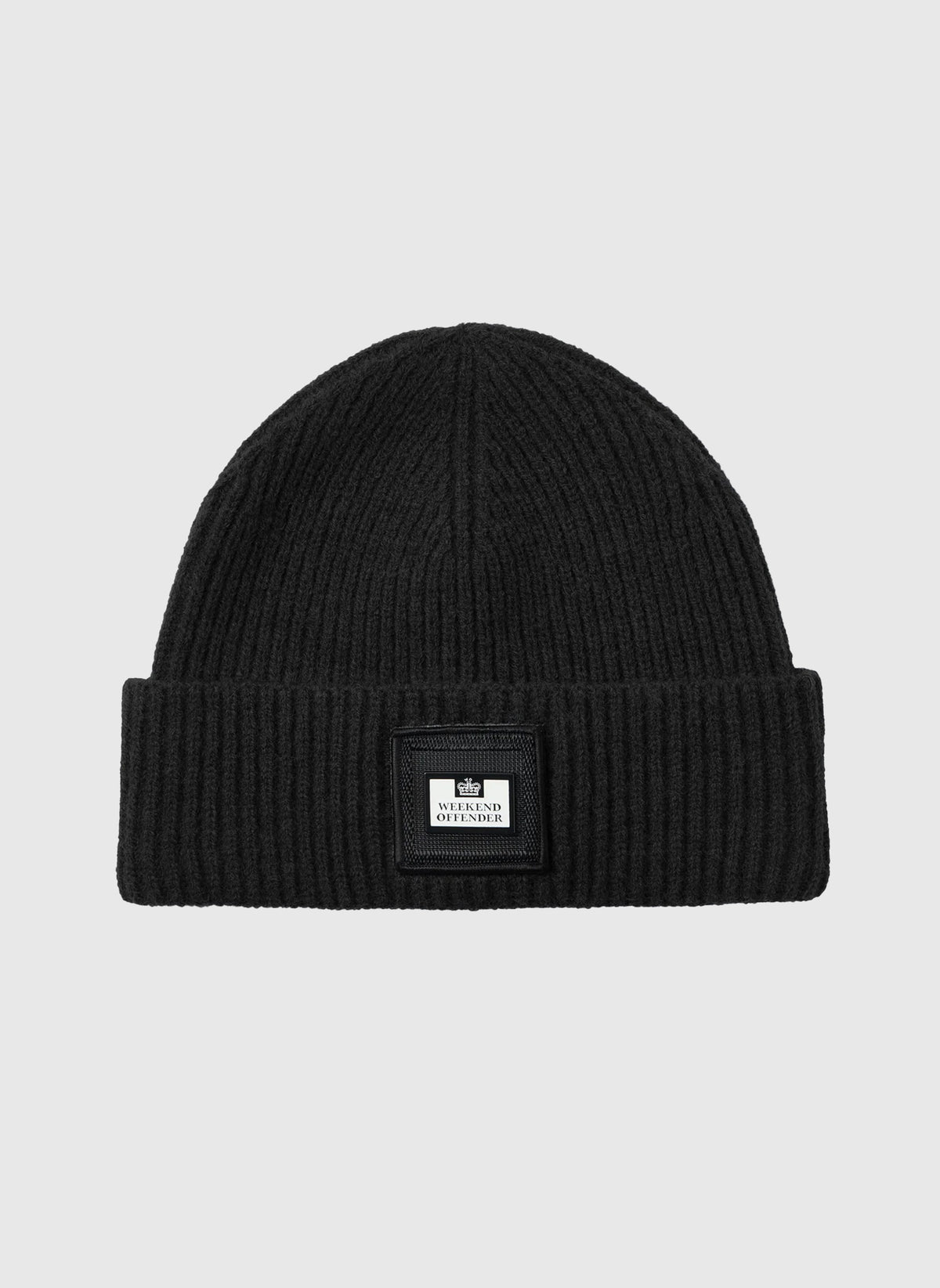 Palmyra Rib Beanie - Black