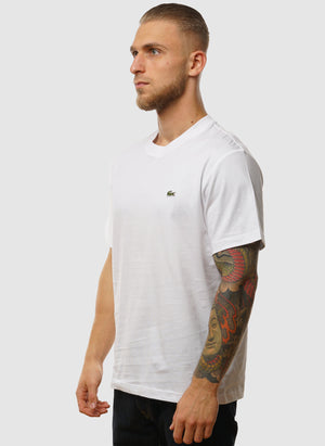 Rundhals T-Shirt - White
