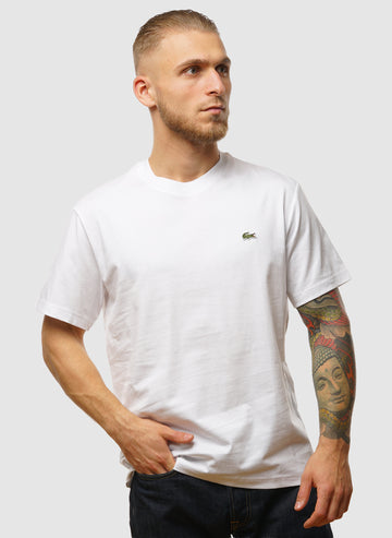Rundhals T-Shirt - White