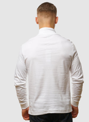 Roll Neck T-Shirt - White