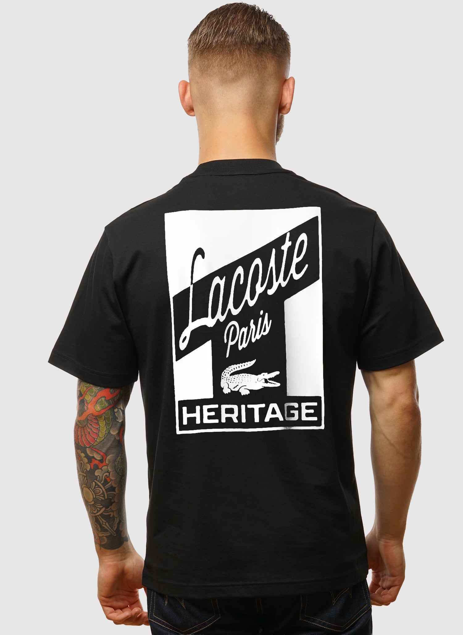 LA Back Graphic T-Shirt - Black