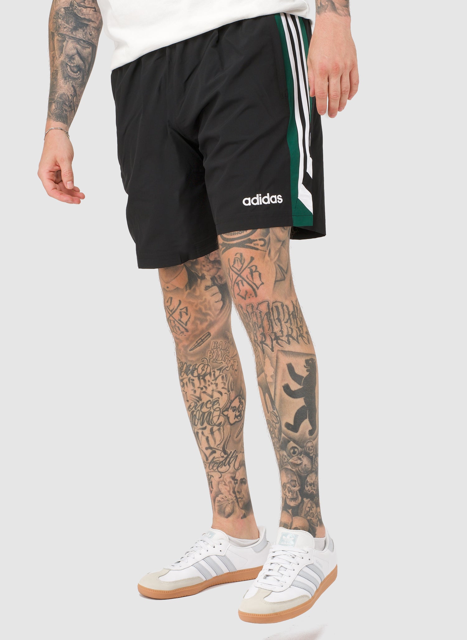 90s Football Short - Black