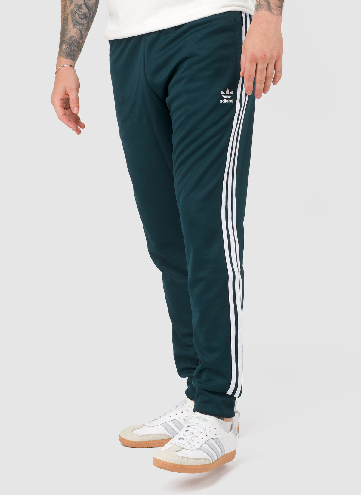 SST Track Pant - Ivy/White