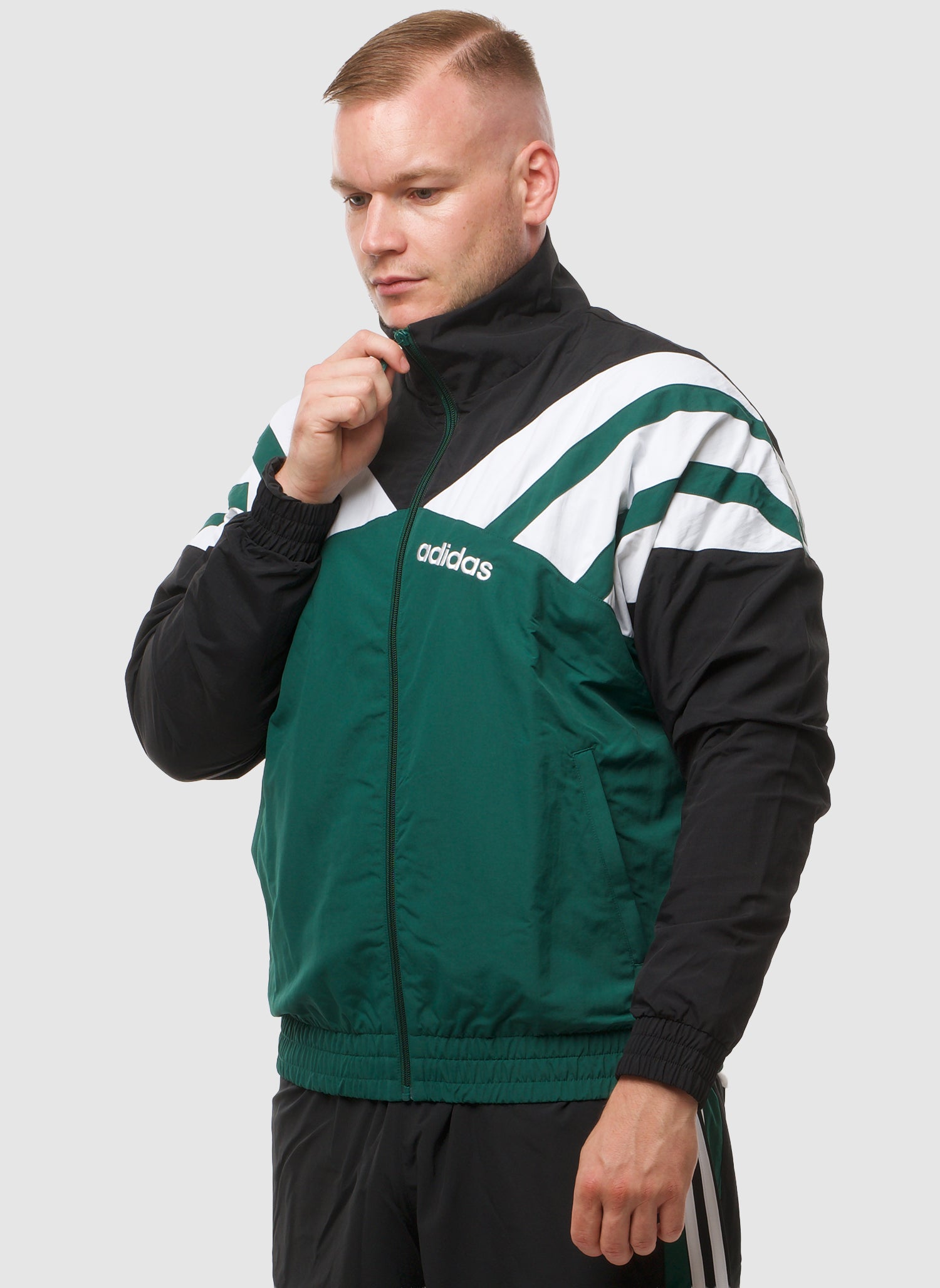 Track Top - Collegiate Green/Black
