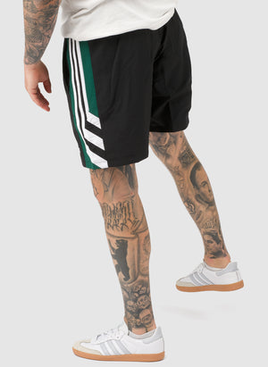 90s Football Short - Black