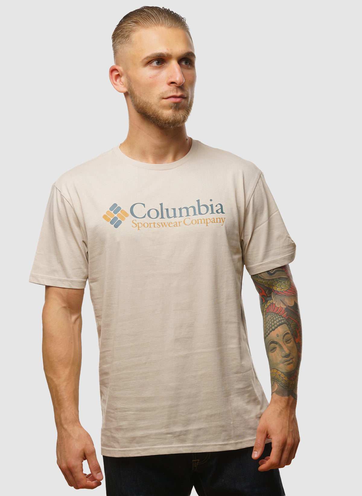 CSC Basic Logo T-Shirt - Dark Stone