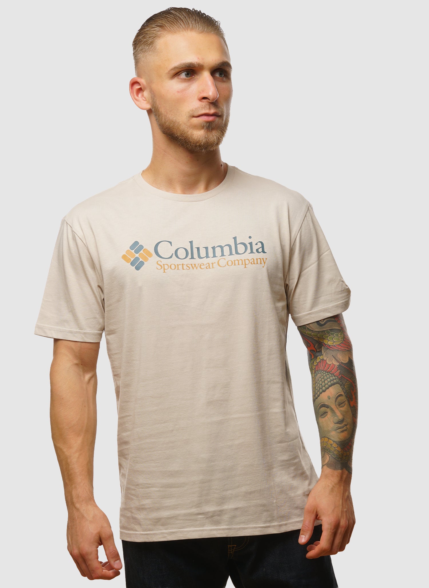 CSC Basic Logo T-Shirt - Dark Stone