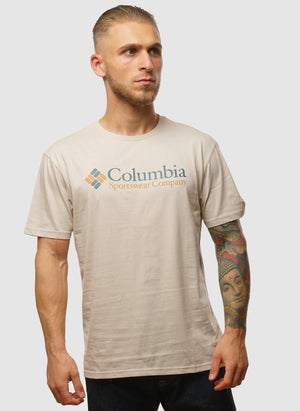 CSC Basic Logo T-Shirt - Dark Stone