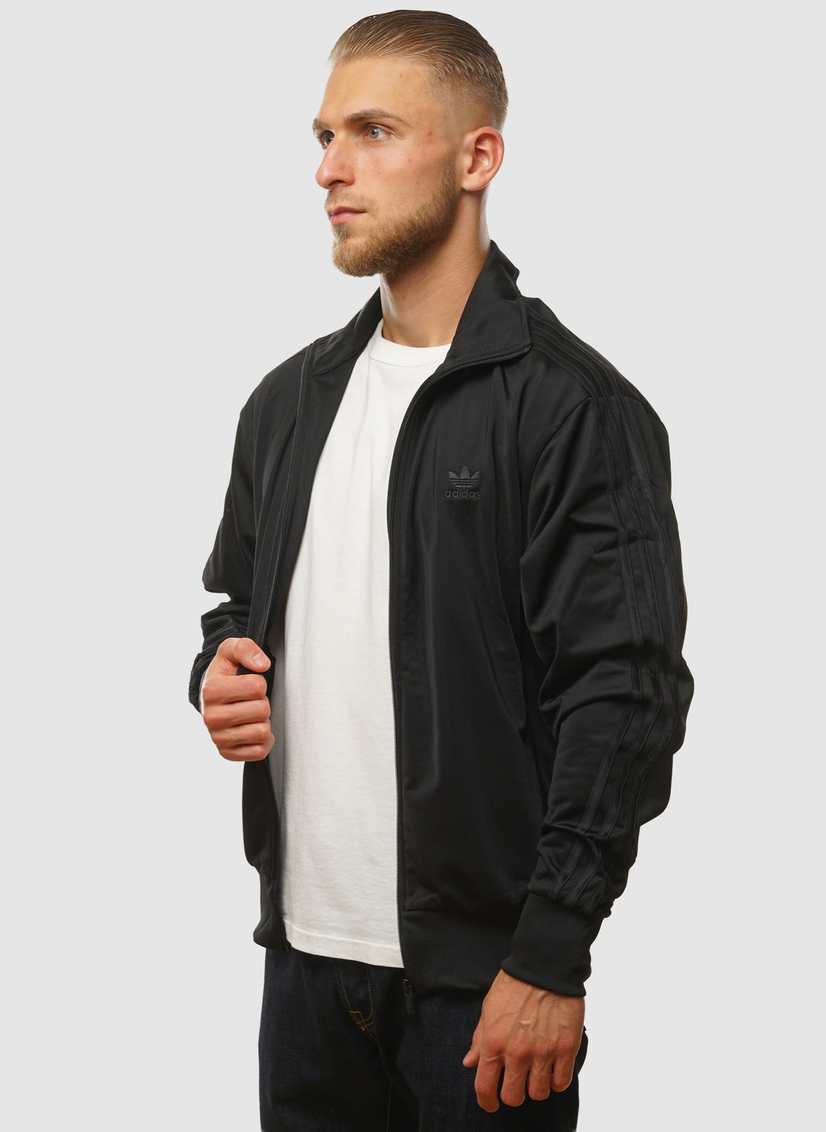 Firebird Track Top - Black/Black