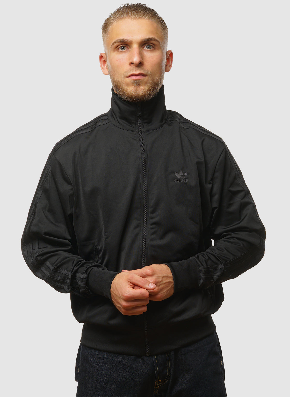 Firebird Track Top - Black/Black
