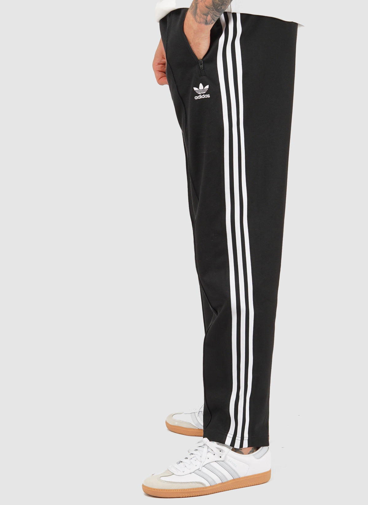 Beckenbauer Trackpants - Black/White 
